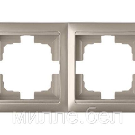 Рамка 2-местная шампань, Стиль, Bylectrica