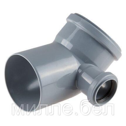 Колено ВК 110/50х45 правый РТП (Угол для внутренней канализации) (РосТурПласт)