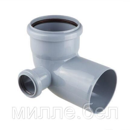 Колено ВК 110/50х87 левый РТП (Угол для внутренней канализации) (РосТурПласт)