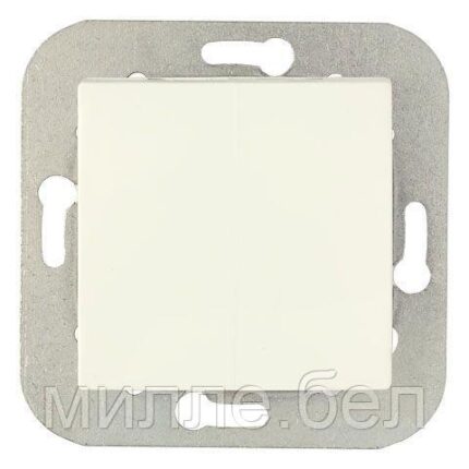 Выключатель 1 клав. (cкрытый, 10А) бежевый, Уют, BYLECTRICA