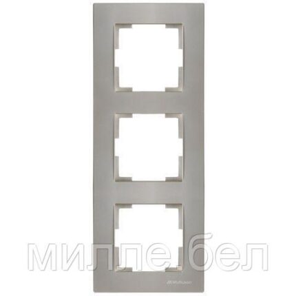 Рамка 3-ая вертикальная титан, RITA, MUTLUSAN