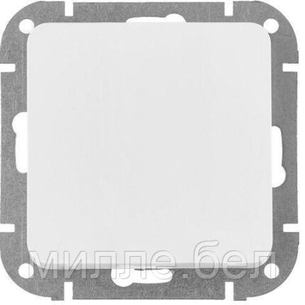 Выключатель 1 клав. проходной (скрытый) белый, Astrum, BYLECTRICA