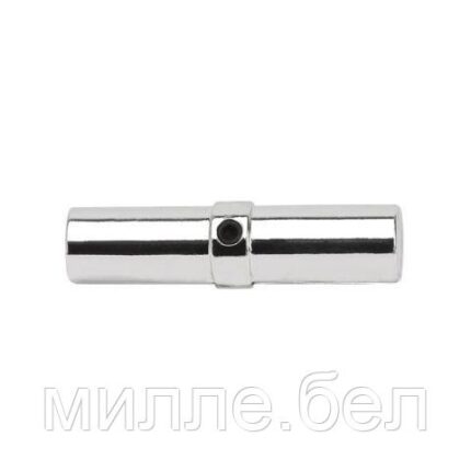 Cоединитель труб с кольцом, хром STARFIX