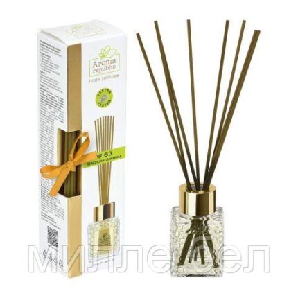 Ароматический диффузор в стеклянном флаконе 50 мл,"№63 Brazilian carnival", AROMA REPUBLIC