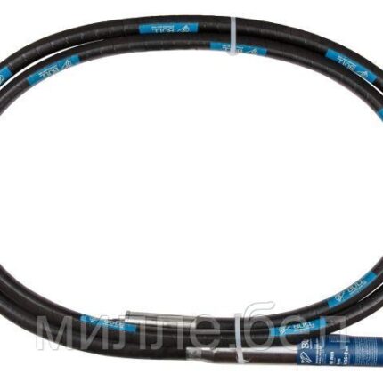 Вал гибкий 6 м в сборе с вибронаконечником 48 мм для вибратора BULL PCV 6026