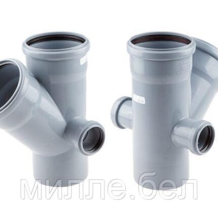 Крестовина двухпл. ВК 110/110х45/50/50 РТП (Для внутренней канализации) (РосТурПласт)