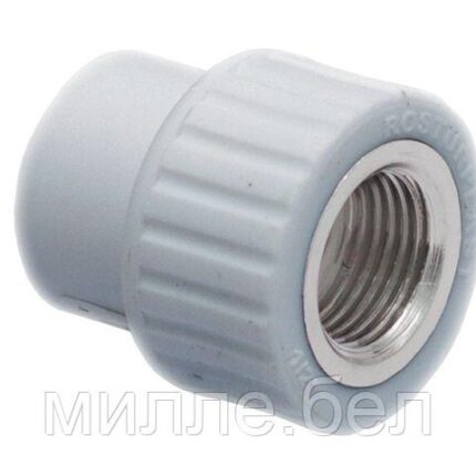 Муфта ПП комб. вн. 40х1 1/4", сер. РТП (РосТурПласт)