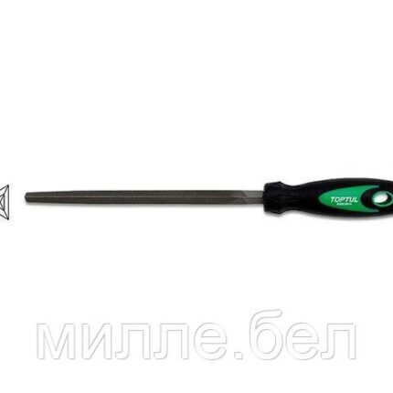 Напильник TOPTUL трехгранный 200мм