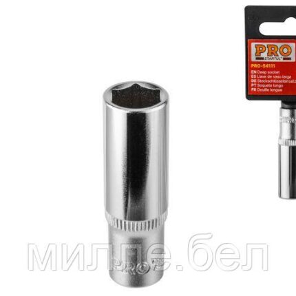 Головка 1/4" 10мм 6гр. глубокая PRO STARTUL (PRO-54110)