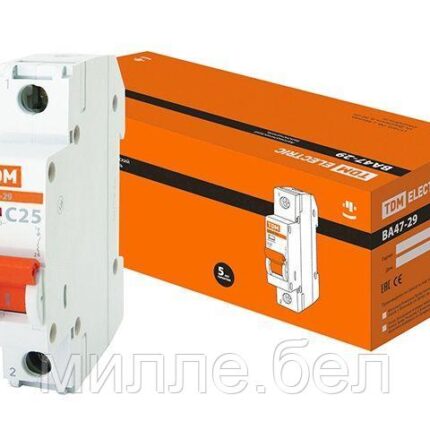 Автоматич. выключатель ВА47-29 1Р 25А 4,5кА х-ка С TDM