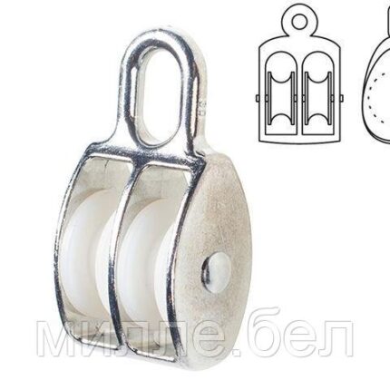 Блок двойной нейлон 50 мм STARFIX