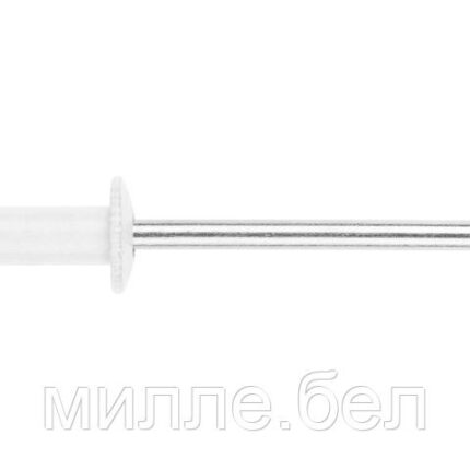 Заклепка вытяжная 3.2х8 мм алюминий/сталь, RAL 9003 (1000 шт в карт. уп.) STARFIX (Цвет сигнальный белый)