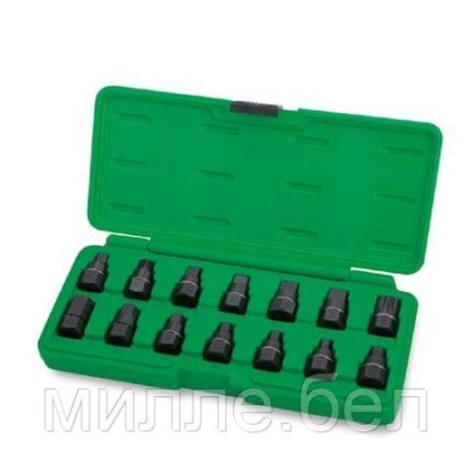 Набор головок для маслосливных пробок TOPTUL