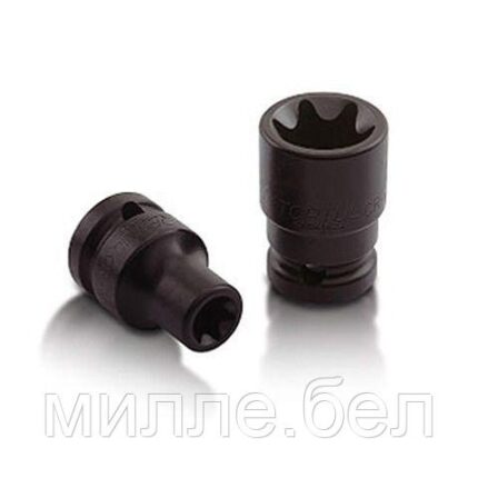 Головка ударная "звездочка" 1/2" Е20 TOPTUL (Длина - 38 мм)