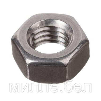 Гайка М10 шестигр., нерж.сталь (А2), DIN 934 (10 шт в зип-локе) STARFIX