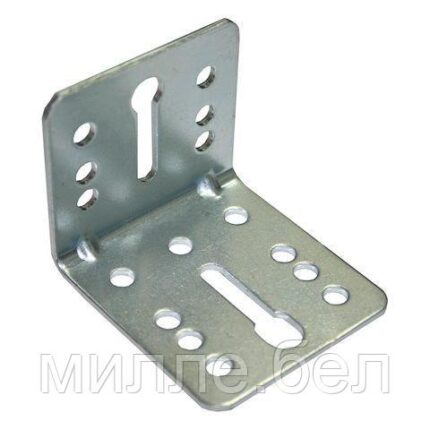 Уголок регулируемый 45х55х50 мм цинк (4 шт в зип-локе) STARFIX