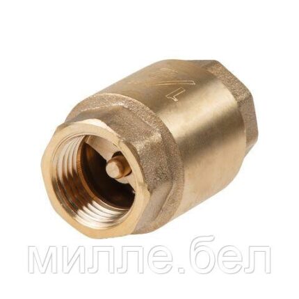 Клапан обратный 1/2" вн.-вн., AV Engineering (инд. упак.) (Латунь, макс.  16 бар, макс.  110 °С)