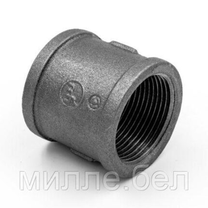 Муфта 1" вн.-вн. чугун черн., AV Engineering