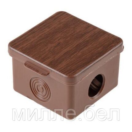 Коробка распаечная ОП 65х65х50мм, бук, 4 мембр. вх. IP54 ЮПИТЕР