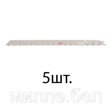 Пилка сабельная по заморож. матер. S1211K (5 шт.) BOSCH (пропил прямой, тонкий, быстрый рез)