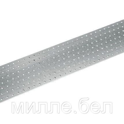 Пластина соединительная 100х300 мм PS белый цинк STARFIX