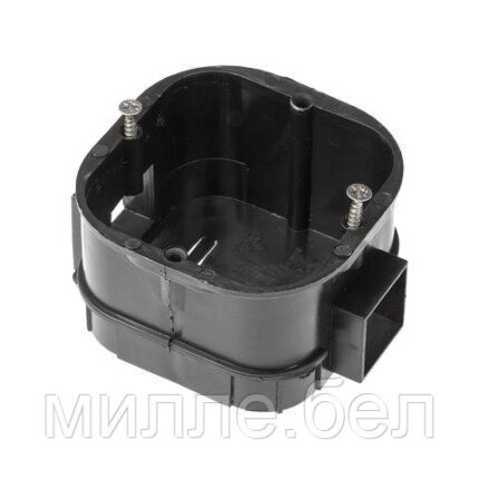 Коробка установочная (подрозетник) усиленн. 60х60х43мм, винты, стык.узлы IP20 ЮПИТЕР (для сплошных стен)