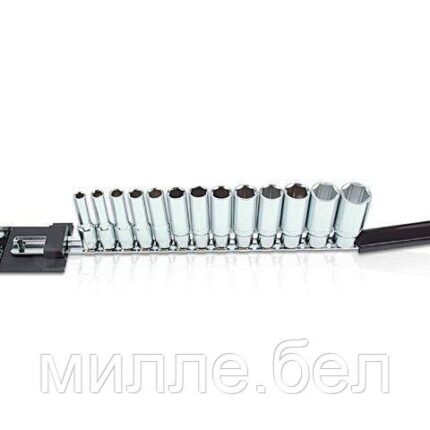 Набор головок 3/8" 7-21мм 6гр. 13шт глубок. TOPTUL