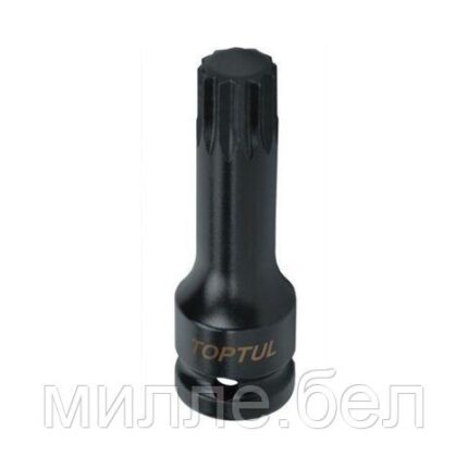 Головка ударн. 1/2" 77мм SPLINE M16 TOPTUL (Длина - 77 мм)