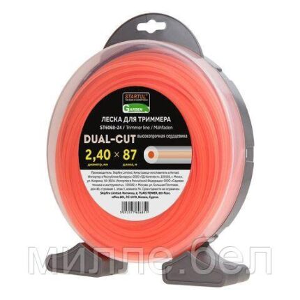 Леска ф 2.4 мм х 87 м кругл. сеч. DUAL-CUT STARTUL GARDEN (с высокопрочной сердцевиной)