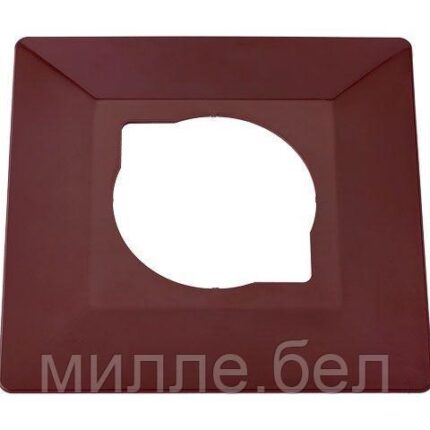 Рамка 1-местная декоративная шоколадная BYLECTRICA