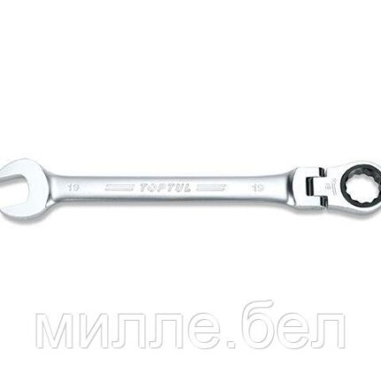 Ключ комбинированный 13мм с поворотной трещоткой TOPTUL