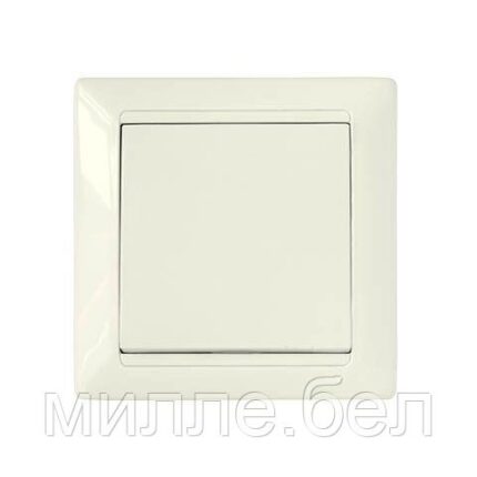 Выключатель 1 клав. с самовозвратом (скрытый, 10А) бежевый, Стиль, Byletrica (BYLECTRICA)