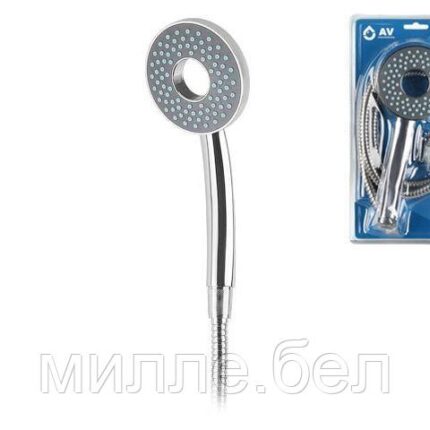Душевая лейка со шлангом и держателем AVSSS-031 AV Engineering (ABS-пластик, подключение 1/2")