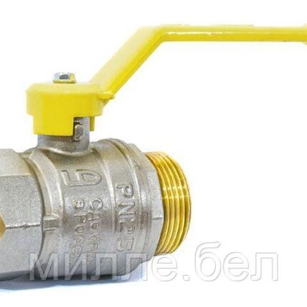 Кран шаровый 1/2" нар.-вн. ручка (ГАЗ) PN40, LD