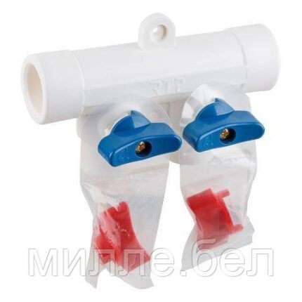 Коллектор с шар. краном универс. PPR 25х20/2, РТП (РосТурПласт)