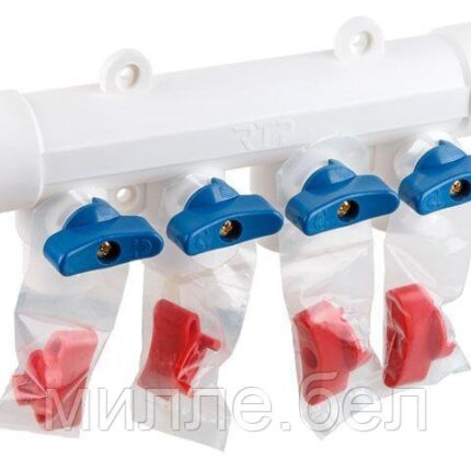 Коллектор с шар. краном универс. PPR 32х20/4, РТП (РосТурПласт)