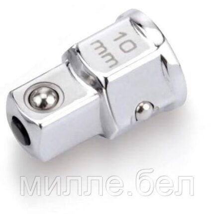 Переходник квадрат-шестигранник 1/4"-10мм TOPTUL