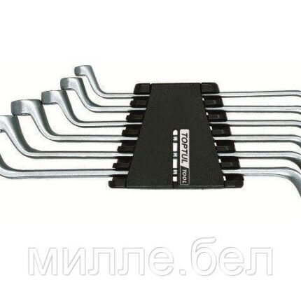 Набор ключей накидн. 75°  6-17мм на клипсе 6шт TOPTUL