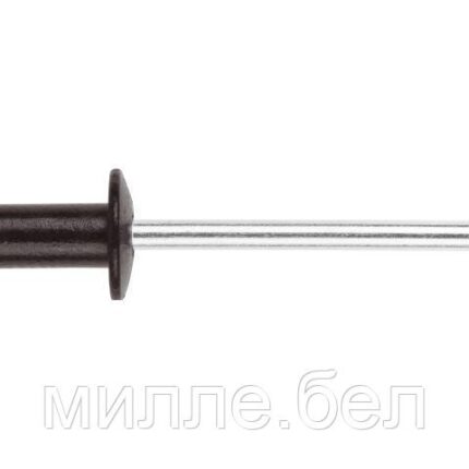 Заклепка вытяжная 4.8х12 мм алюминий/сталь, RAL 8019 (25 шт в зип-локе) STARFIX