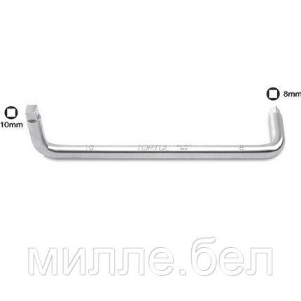 Ключ для сливных пробок 8х10мм 230мм TOPTUL