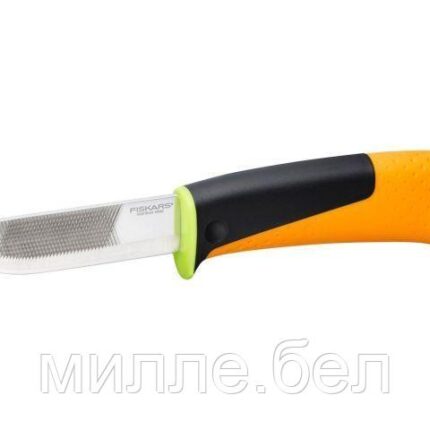 Нож для тяжелых работ с точилкой FISKARS