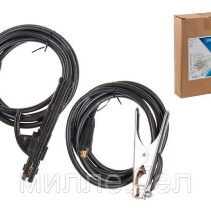 Комплект сварочный для MMA (до 200А, 3 + 3 м) SOLARIS (разъем 9 мм (тип 10-25))