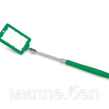 Зеркало телескопическое с подсветкой прямоугольное 44х66мм 275-965мм TOPTUL