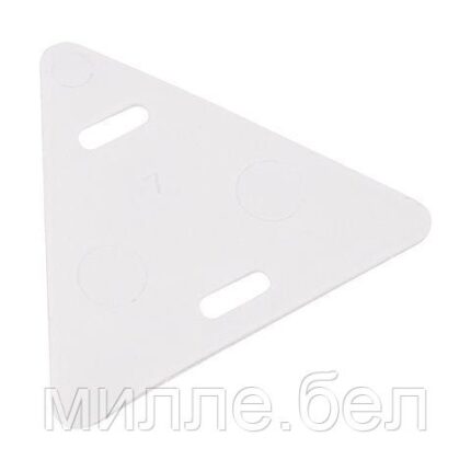 Бирка кабельная "У-136" (Треугольник), белая (100 шт/уп.) REXANT