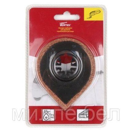 Насадка карбидная для удаления строительного раствора 65х71мм WORTEX (Подходит к WORTEX SM 2830 E, SM 3233 QE