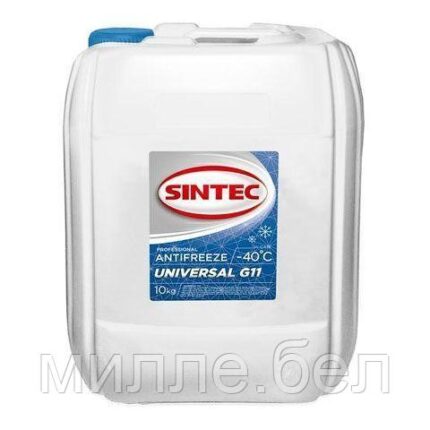 Антифриз Sintec-40 G11 Universal (синий) 10кг