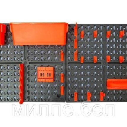 Панель инструментальная Blocker Expert с наполнением большая, 652х100х326 мм, черный/оранж., BLOCKER