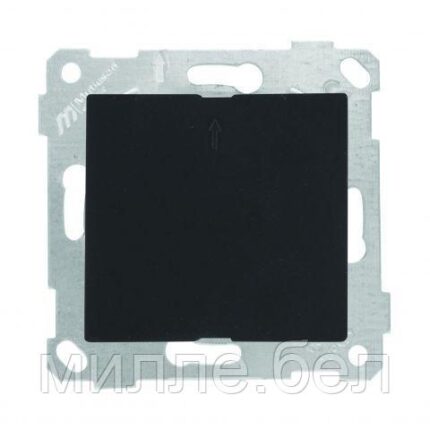 Заглушка (скрытая, без рамки) черная, RITA, MUTLUSAN