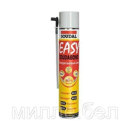 Клей-пена полиуретановая "Soudal"Soudabond Easy" 750 мл