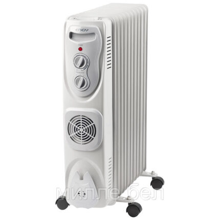 Радиатор масляный Engy EN-1311F Classic 11 секций (2,9 кВт) + встроенный тепловентилятор